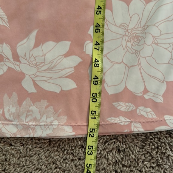 Beautiful pink blush floral cross tie Long maxi Dress size small - Picture 11 of 11